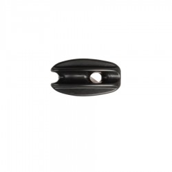Isolateur ovale noir (10)