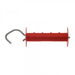 Poignée sécurité solide avec crochet ouvert rouge (1)