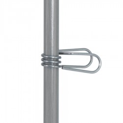 Ressort inox réglable, piquet fibre de verre ø12mm (50)